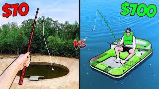 70 vs 700 Budget Fishing Challenge [upl. by Diad]