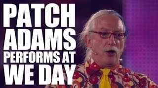 Patch Adams Speaks On Stage at We Day [upl. by Xever410]