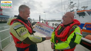 € 1 miljoen voor 200jarige KNRM  Postcode Loterij [upl. by Nesyla582]