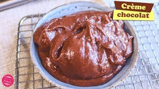 🍫 CRÈME PATISSIÈRE AU CHOCOLAT 🍫 [upl. by Ahk]