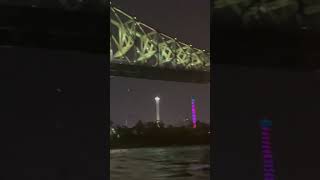 Jacques Cartier Bridge and view of the old port Montréal summer life river trip moments night [upl. by Ahseiat]