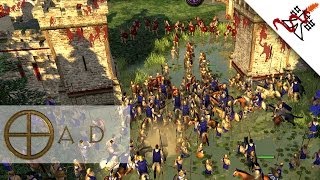 0 AD  Multiplayer Match  1vs1  Macedonians VS Romans  Deathmatch Alpha 15 Osiris 1080pHD [upl. by Nuahs363]