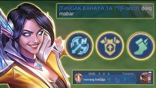 SET EMBLEM REVAMP EUDORA SETELAH UPDATE 2023  SADIS BANGET DAMAGENYA ‼️ MOBILE LEGENDS [upl. by Siseneg629]