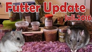 Futter Update RattenHamster Juli 2016 [upl. by Mariken532]