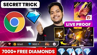 🔥💎 7000 Free Diamonds in Free Fire Trick How to Get Free diamond in freefire max Free Diamond App [upl. by Refinneg]