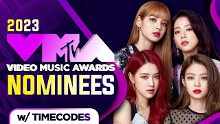 NOMINEES  MTV Video Music Awards 2023 [upl. by Isied713]