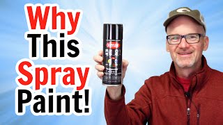 Krylon Fusion AllInOne Gloss Black Spray Paint Review Perfect Finish for DIY Projects [upl. by Frentz]