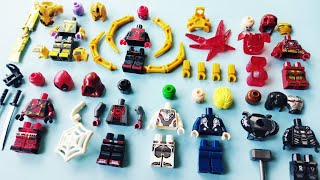 Lego marvels avengers superheroes  iron man war machine thanos hulk deadpool spiderman thor [upl. by Shandee988]