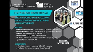 Metaverso Industriale sfida di domani o rivoluzione già necessaria per le aziende manifatturiere [upl. by Talie]