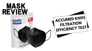 Accumed KN95 ACCHDEL Mask Review  Filtration Efficiency Test  TSI 8130A  GB26262019 Standard [upl. by Latyrc]