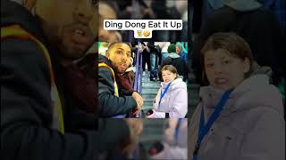 Ding Fong Eat it Up🧑‍🍳 funny prank shorts [upl. by Ellerehc]