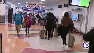 MIA passengers should expect record Thanksgiving travel surge airport officials say [upl. by Ocirred]