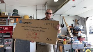 Installing A Renogy 100 Watt Solar Panel On A Camper Extended Version [upl. by Mientao]