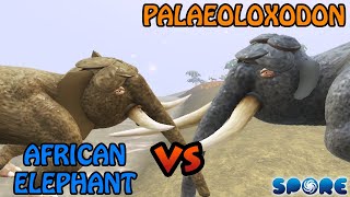 African Elephant vs Palaeoloxodon  Modern vs Prehistoric S2E8  SPORE [upl. by Haseefan]