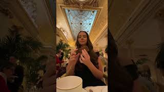 what i ate at the ritz as a vegan✨✨🍰🍰theritz ritz theritzlondon vegan [upl. by Ash]