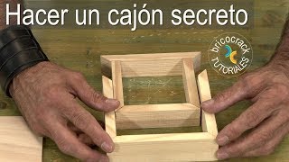 Construir y decorar un cajón secreto Bricocrack [upl. by Pinkerton]