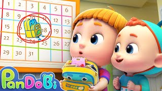 Getting Ready for School  Babys First Day of School Song  Pandobi Nursery Rhymes amp Kids Songs [upl. by Nimzay420]