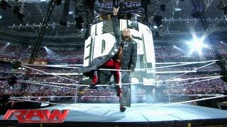 Edge returns to Raw  Monday at 87 on USA Network Raw Sept 2 2013 [upl. by Nnanaej42]