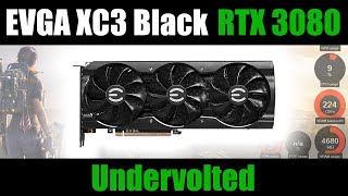 EVGA RTX 3080 XC3 Black Gaming  Undervolted [upl. by Naoma116]