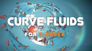 Curve Fluids for Blender  Generate Realtime Procedural Liquid Simulations [upl. by Soalokcin227]