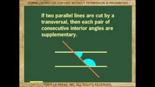 PARALLEL LINES POSTULATES AND THEOREMS ANIMATION [upl. by Roberson]