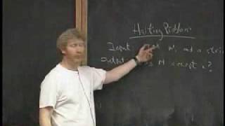 Lecture 13  The Halting Problem Part 17 [upl. by Kimmi]