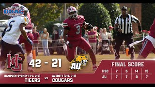 HampdenSydney Football Highlights Averett  Full Clips [upl. by Margo279]