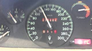 Maserati Ghibli II 1995 acceleration [upl. by Haelak115]