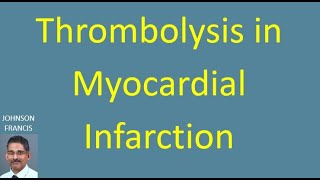 Thrombolysis in Myocardial Infarction [upl. by Delanos]