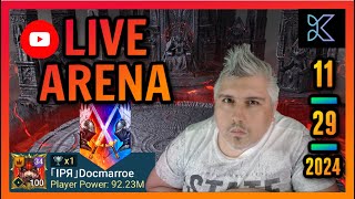 Raid Shadow Legends  Live Arena  IPR DocMarroe  Pizza Friday [upl. by Nonaihr]