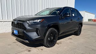 2024 Toyota Rav4 Hybrid XSE Magnetic Gray Metallic With Black Interior [upl. by Vinaya]