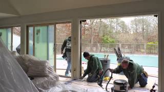 Timelapse Installation of Casement Replacement Windows and Patio Doors [upl. by Aldora37]