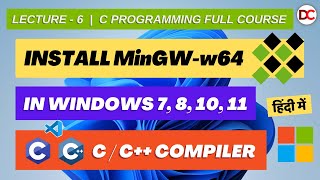 How to install MinGW in Windows 71011 CC Compiler gcc g gdb MinGW Download 2023 Hindi [upl. by Lien]