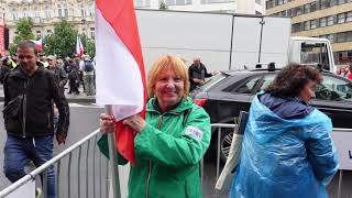 STŘÍPKY Z DEMONSTRACE ZA MÍRPraha 162024 [upl. by Golding]