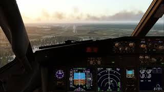 Inside the Cockpit  SAS Boeing 737800 Landing at Stockholm Arlanda Airport  XPlane 12 [upl. by Gardol]