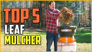 The 5 Best Leaf Mulcher or Shredder 2022 Reviews [upl. by Robena714]