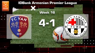 Van  West Armenia 41 IDBank Armenian Premier League 202324 Week 16 [upl. by Kcin]