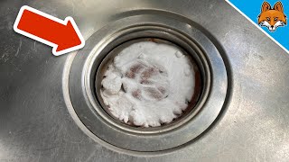 How to clean the Strainer of your SINK completely effortlessly 💥 Cleaning Trick 🤯 [upl. by Ottavia]