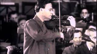 Menuhin and Celibidache rehearsal Brahms Violin Concerto  1946 [upl. by Ajile655]