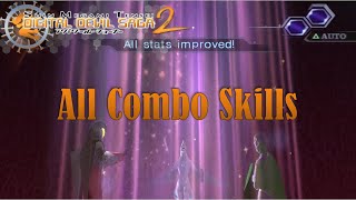 Digital Devil Saga 2  All Combo Skills [upl. by Eivi]