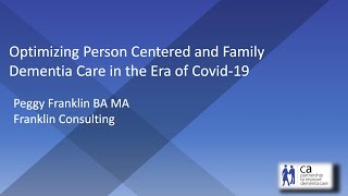 Supporting Family Members for Residents in LTC  COVID19 Series [upl. by Frederick]