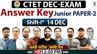 CTET 14 Dec Exam 2024 Answer Key  CTET Paper Solution Junior Paper2 Shift1st Ravi P Tiwari [upl. by Camus57]