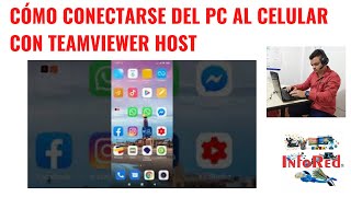 Cómo Conectarse del PC al Celular con TeamViewer Host [upl. by Lener]