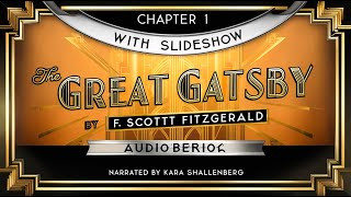 The Great Gatsby Chapter 1  Audiobook  Scott Fitzgerald  FHD Slideshow Visual  Kara Shallenberg [upl. by Eelrahs74]