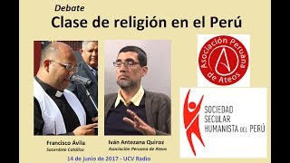 Debate Curso de religión en el Perú [upl. by Zolner]