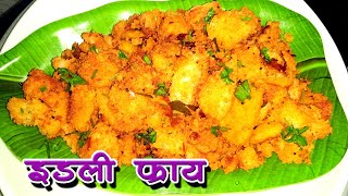 Idli Fry  क्रिस्पी इडली फ्राय झक्कास चवदार रेसिपी  Crispy Idli Fry  Masala Idli Fry  Idli Recipe [upl. by Katharine]