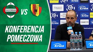 Konferencja prasowa po meczu Radomiak Radom  Korona Kielce 40 RADOMIAKTV [upl. by Underwood]