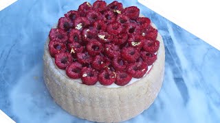 🔥 RECETTE CHARLOTTE VANILLE FRAMBOISE 🔥 [upl. by Hyacinthe]