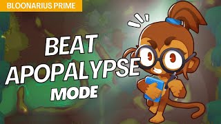 How to Beat Apopalypse Mode Medium on Bloonarius Prime  BTD6 Strategy [upl. by Haleigh68]