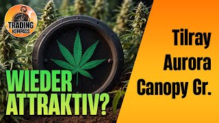 Canopy Growth Aurora Tilray  Technische Analyse amp Preisziele [upl. by Joleen]